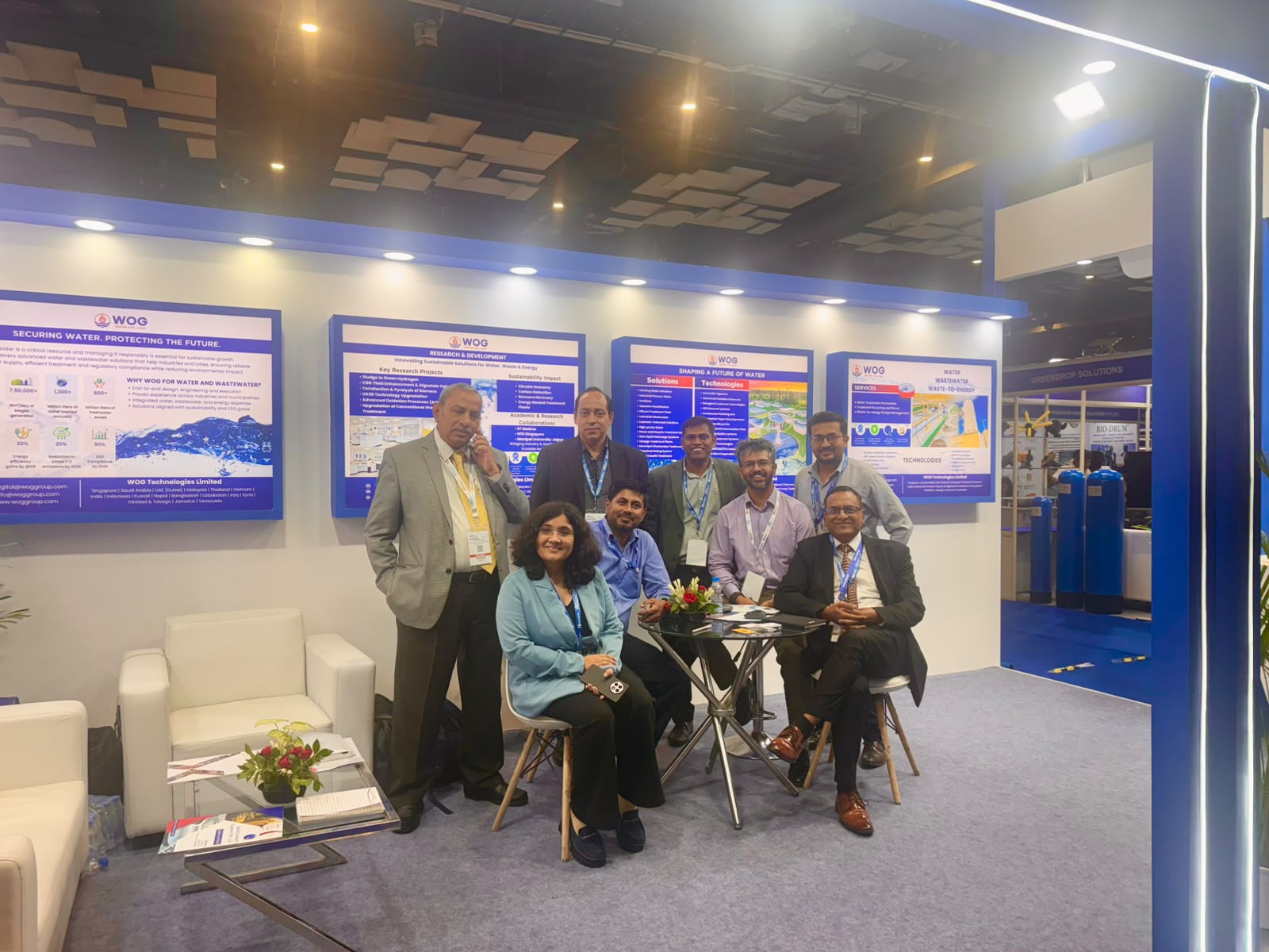 What a fantastic start for WOG Technologies Limited in EverythingAboutWater Global Aqua EXPO 2026! Day 1 was filled with meaningful conversations, new connections and valuable exchanges with 𝗶𝗻𝗱𝘂𝘀𝘁𝗿𝘆 𝗹𝗲𝗮𝗱𝗲𝗿𝘀, 𝗽𝗮𝗿𝘁𝗻𝗲𝗿𝘀 𝗮𝗻𝗱 𝘄𝗮𝘁𝗲𝗿-𝘀𝗲𝗰𝘁𝗼𝗿 𝗽𝗿𝗼𝗳𝗲𝘀𝘀𝗶𝗼𝗻𝗮𝗹𝘀. A special highlight for us was the privilege of welcoming 𝗗𝗿. 𝗥𝗮𝗷 𝗕𝗵𝘂𝘀𝗵𝗮𝗻 𝗖𝗵𝗼𝘂𝗱𝗵𝗮𝗿𝘆, 𝗛𝗼𝗻&rsquo;𝗯𝗹𝗲 𝗠𝗶𝗻𝗶𝘀𝘁𝗲𝗿 𝗼𝗳 𝗦𝘁𝗮𝘁𝗲 𝗳𝗼𝗿 𝗝𝗮𝗹 𝗦𝗵𝗮𝗸𝘁𝗶 𝗚𝗼𝘃𝗲𝗿𝗻𝗺𝗲𝗻𝘁 𝗼𝗳 𝗜𝗻𝗱𝗶𝗮, as the Chief Guest at the WOG Technologies Limited booth - C-42. His presence made the occasion even more memorable for our entire team.